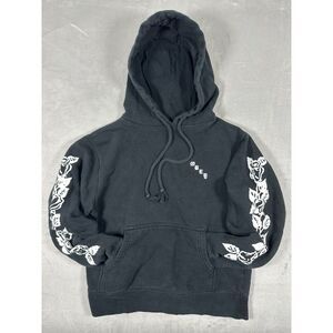 OBEY Women's Black Tattoo Rose Hoodie (S)